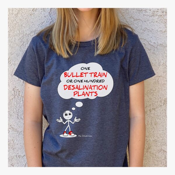 One Bullet Train Or One Hundred Desalination Plants