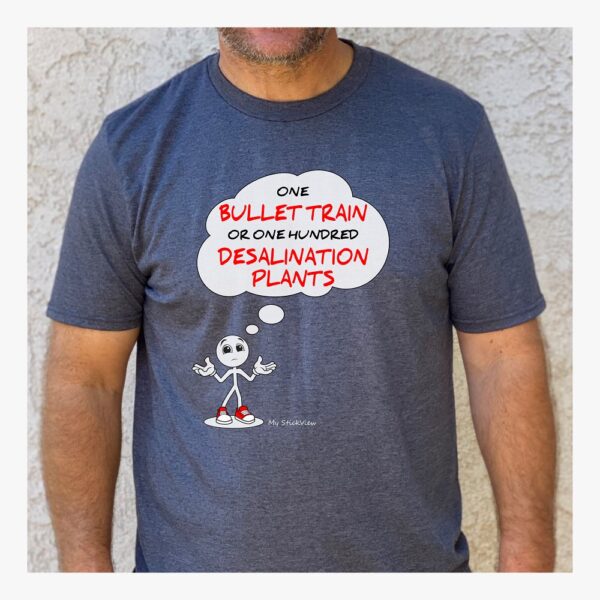 One Bullet Train Or One Hundred Desalination Plants